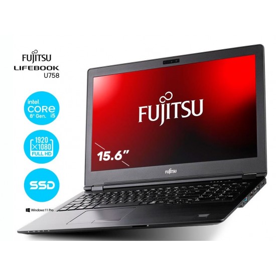 Fujitsu LifeBook U758 15,6" - i5 / 8 Gb / 256 SSD PORTATILS